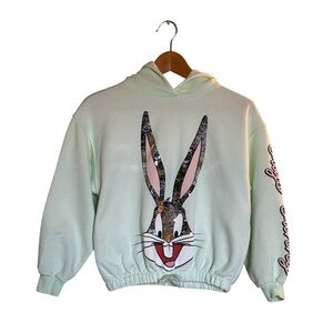 ZARA Girls Bugs Bunny Hoodie Size 11-12